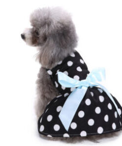Cute-Polka-Dot-Ribbon-Dog-Dress-Dog-Clothes-Cozy-Dog-Shirt-Pet-Dress
