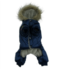 Blue Waterproof Warm Winter Dog Coat Jackets