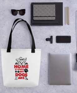 Home is where my Yorkie, Tote bag